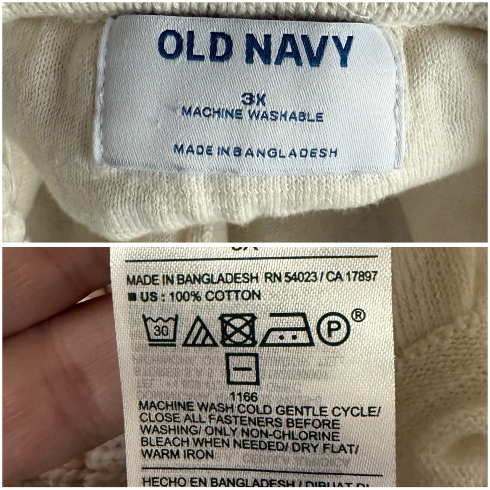 OLD NAVY cream crochet halter dress - Picture 5 of 8